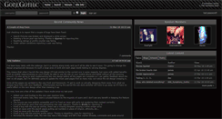 Desktop Screenshot of gonegothic.com