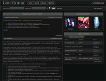 Tablet Screenshot of gonegothic.com